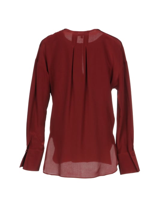 Brian Dales Brick Red Silk Shirt