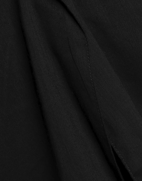3X1 Black Cotton Blouse