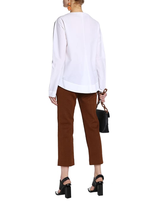 Marni White Cotton Blouse