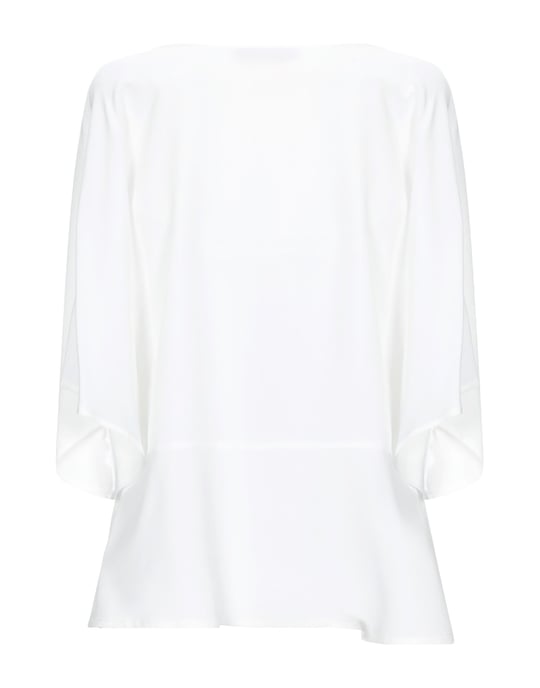 Twenty Easy By Kaos White Crepe Blouse