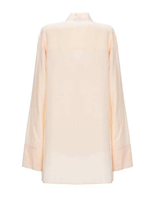 Antonelli Sand Silk Long Sleeve Blouse