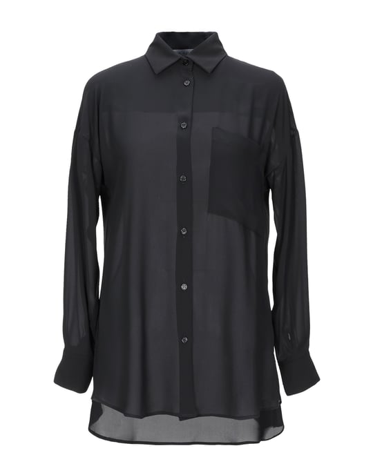 Kaos Black Crepe Blouse