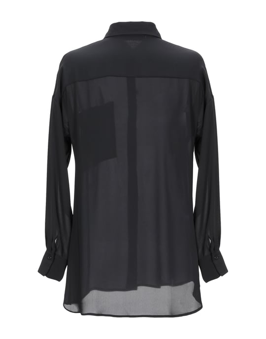 Kaos Black Crepe Blouse
