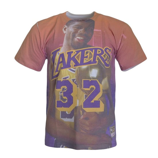Mitchell & Ness LA Lakers Magic Johnson Mens T-Shirt