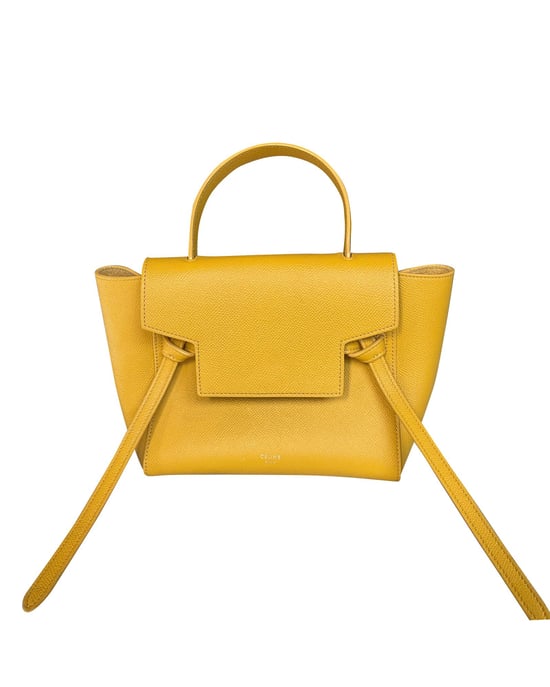 Celine Mini Belt Bag in Yellow Calfskin Leather - Image 1