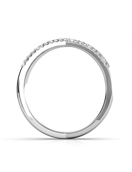 X Ring - Silver och kristall - Image 4