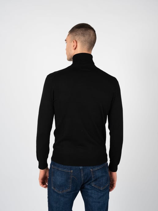 Xagon Man Pullover Turtleneck Men's Black - Image 4