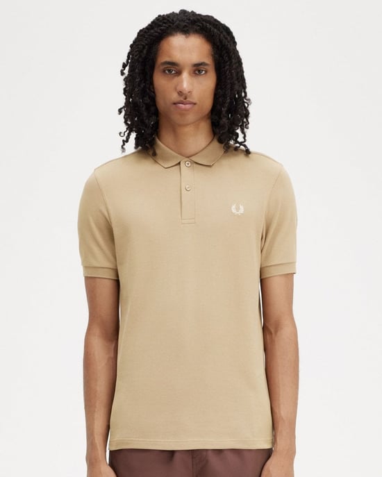 Fred Perry Mens Plain Signature Polo Shirt - Image 1