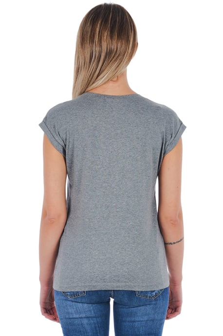 Frankie Morello Ggrigiomelange T-Shirt - Image 4