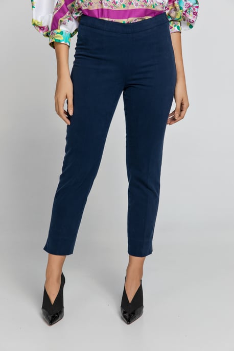 Slim Fit Blue Pants Conquista Fashion