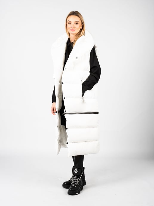 La Haine Inside Us Vest Unisex-LM068 Woman's White - Image 1