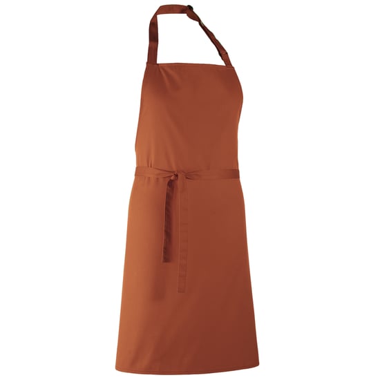 Premier Colours Bib Apron (Pack of 2) (Chestnut)
