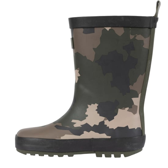 Trespass Childrens/Kids Puddle Camo Wellington Boots (Green/Brown/Black)