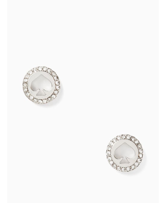 Pave Halo Spade Studs