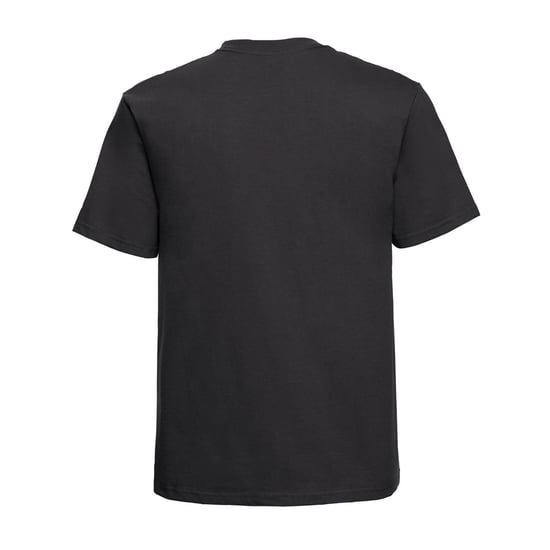 Russell Heren Klassiek Gekamd Katoen Zwaargewicht T-shirt (Zwart) - Image 2