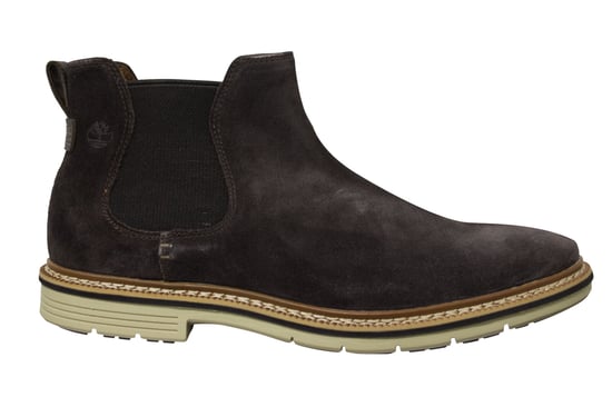 Timberland Naples Trail Chelsea Brown Nubuck Leather Slip On Mens Boots A1RNF