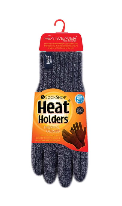 Heat Holders - Gebreide handschoenen met fleecevoering voor heren - Marine - Image 2