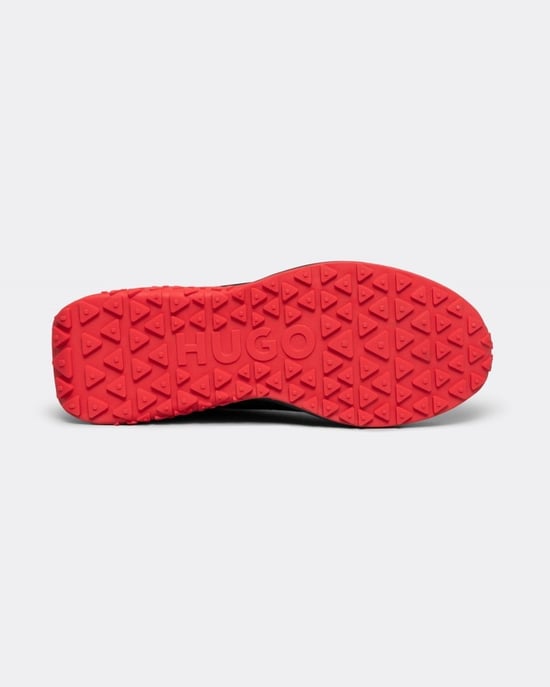 HUGO Kane Runn Mens Mixed-Material Trainers With EVA Rubber Outsole NOS - Image 5
