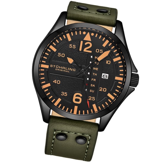 Khaki Grön Aviator Klocka 44mm - Image 2