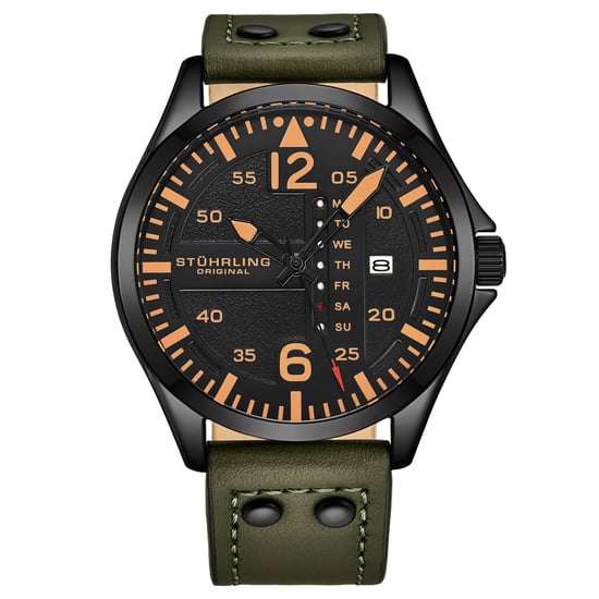 Khaki Grön Aviator Klocka 44mm - Image 1