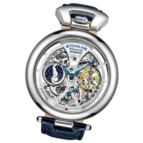 Silver Emperor's Grandeur Automatisk 49mm Skeleton - Image 2