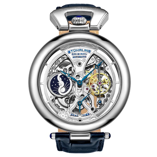 Silver Emperor's Grandeur Automatisk 49mm Skeleton - Image 1