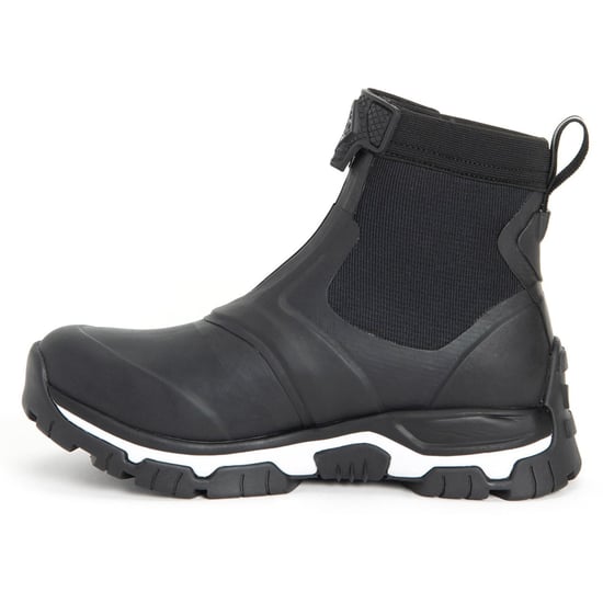 Muck Boots Apex Mid Zip Rubberen Zwarte/Witte Regenlaarzen - Image 3