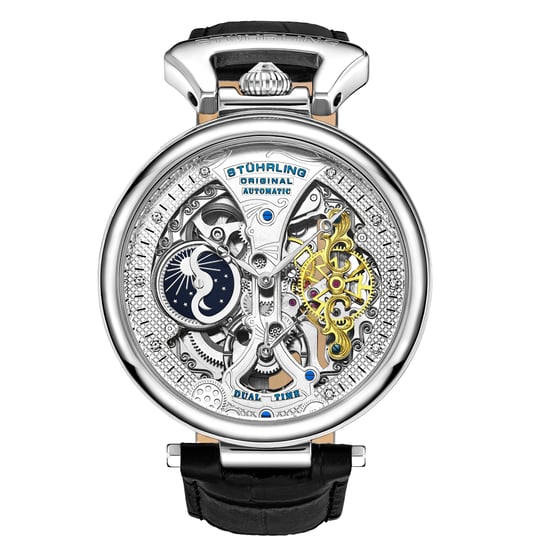 Silver Kejsarens Grand DT Automatisk 46mm Skelett - Image 1