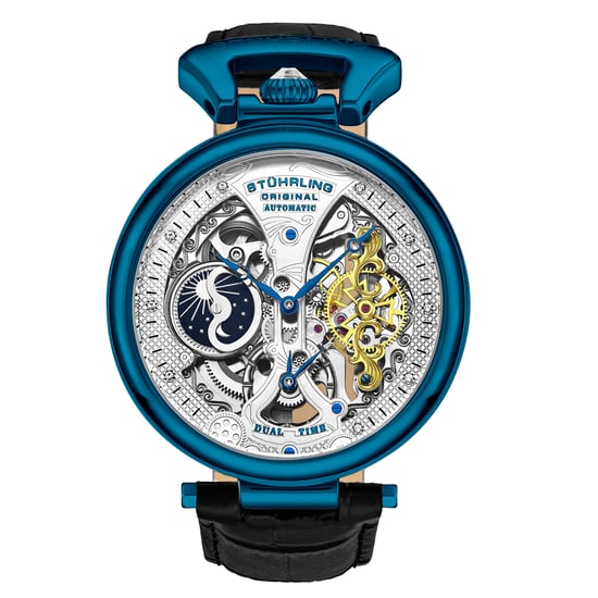 Blauw “Emperor’s Grand DT” Automatisch 46mm Skeleton - Image 1