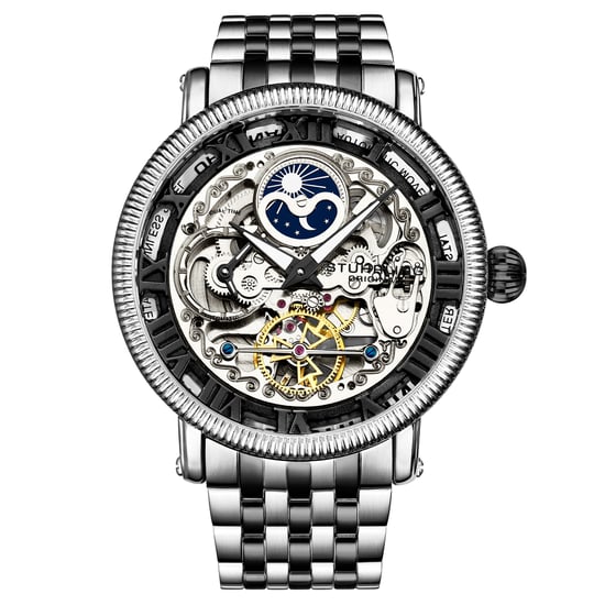 Svart och Silver Special Reserve Automatisk 48 mm Skeleton - Image 1
