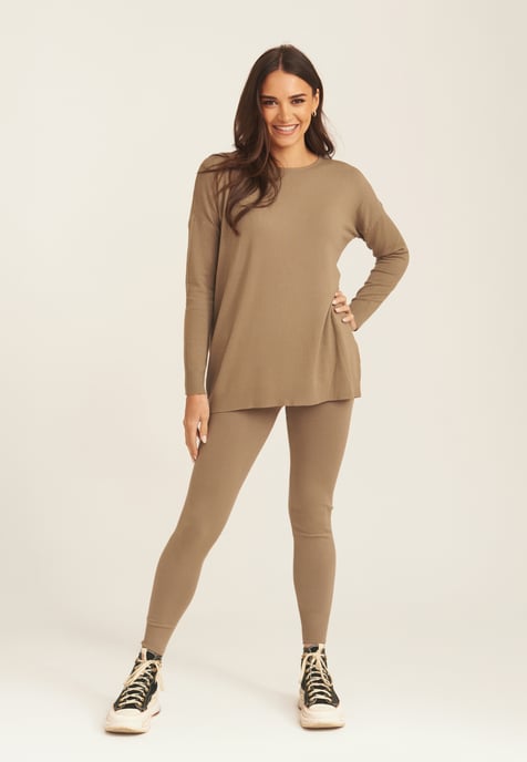 Brushed Cotton Leggings - Image 1