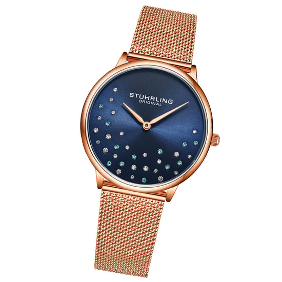 Rose Gold and Blue Symphony Quartz 38mm - Image 2