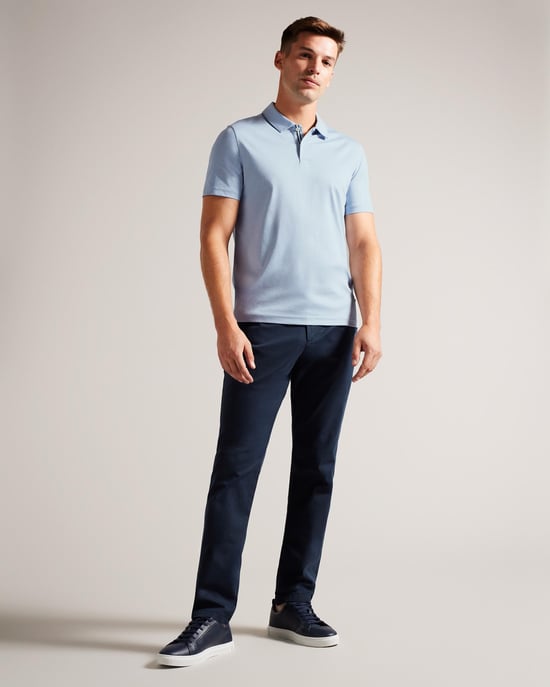 Ted Baker Zeiter Mens Short Sleeve Slim Soft Touch Polo - Image 2