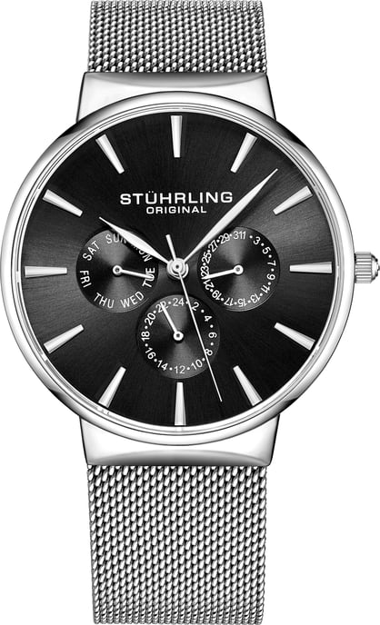 Black and Silver Monaco Quartz 39mm - Image 2