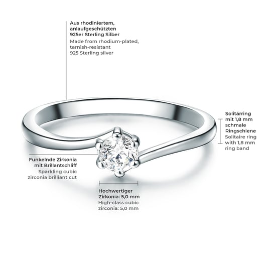 Trilani Female Sterling Silver Ring - Image 2