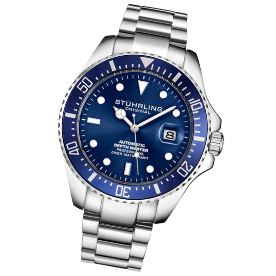 Silver and Blue Depthmaster Automatic 42mm