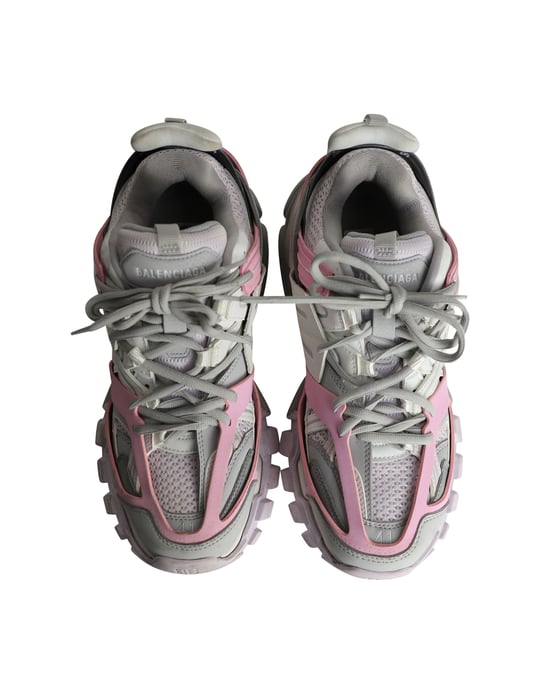 Balenciaga Track Sneakers in Pink Comb Polyurethane - Image 5