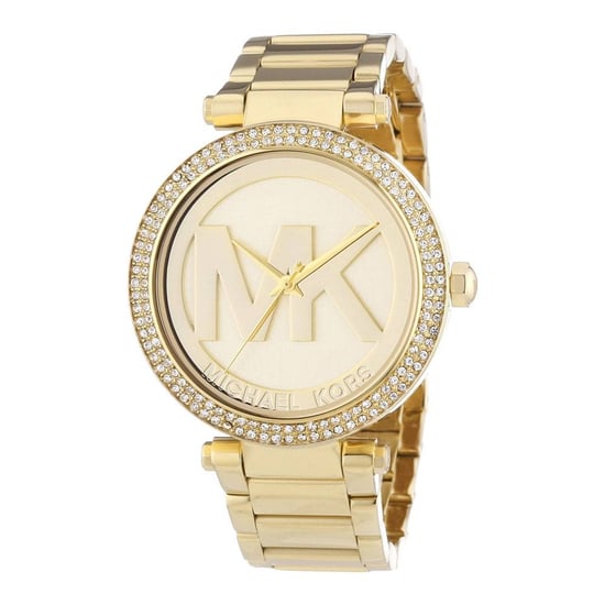 Michael Kors Parker Three-Hand Gold-Tone Stainless Steel Watch - Image 1