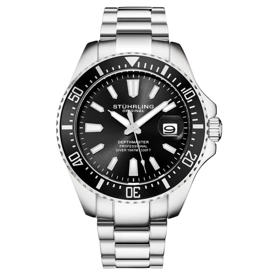 Silver and Black Depthmaster Quartz 42mm - Image 1