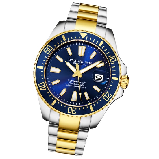 Blå och Guld Depthmaster Quartz 42mm - Image 2