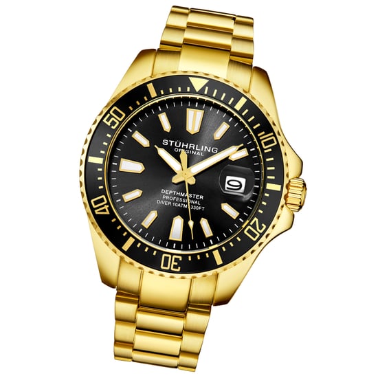 Gold and Black Depthmaster Quartz 42mm - Image 2