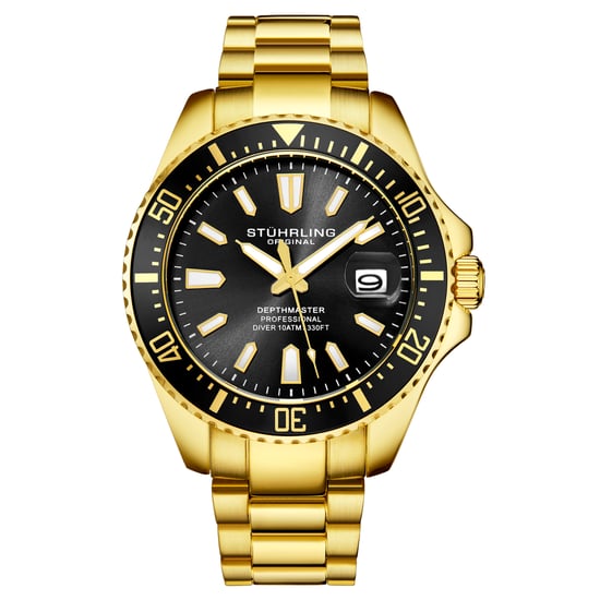 Gold and Black Depthmaster Quartz 42mm - Image 1