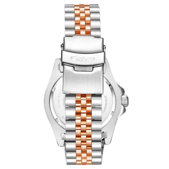 Black and Rose Gold Meridian GMT Quartz 42mm - Image 3