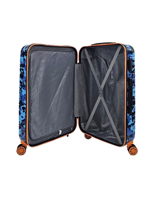 Hardshell Cabin Suitcase Robust 8 Wheel ABS Luggage Travel Bag