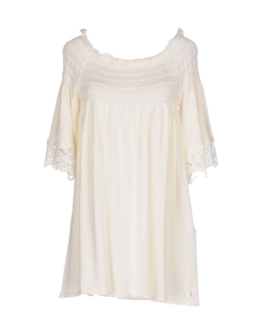 Twinset Ivory Cotton Lace Knit