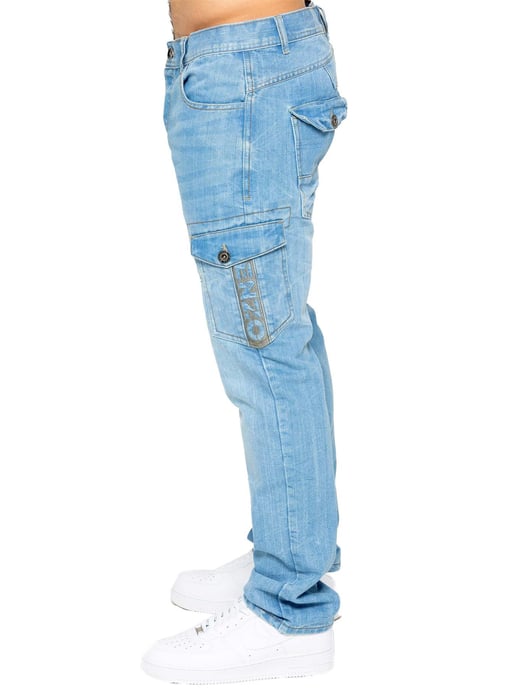 Enzo | Mens Straight Leg Jeans - Image 4