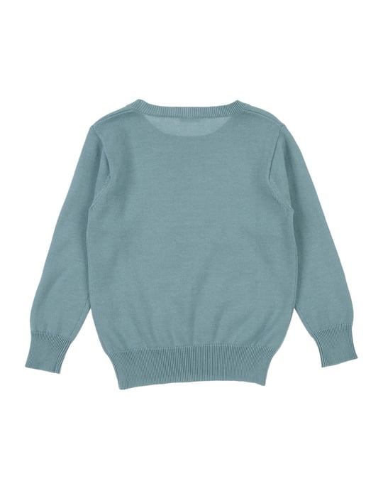 KNITWEAR Il Gufo Green Boy Cotton