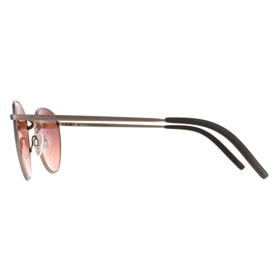 Serengeti Round Unisex Brushed Bronze Mineral Polarized Drivers Gradient Hamel