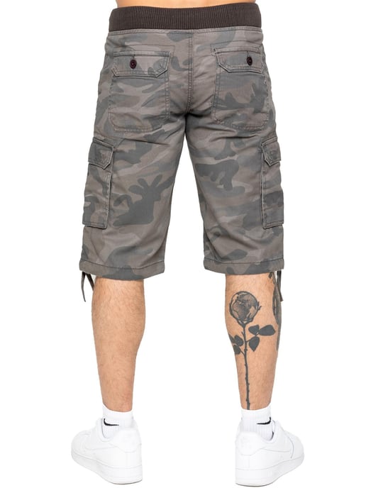Enzo heren Cargo Combat Camo korte broek - Image 3