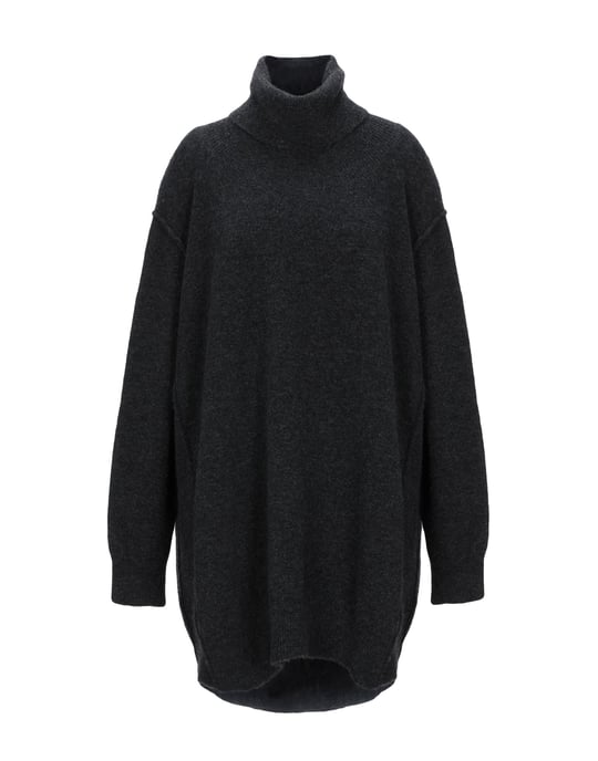 Dress Isabel Benenato Steel Grey Women's Merinos Wool